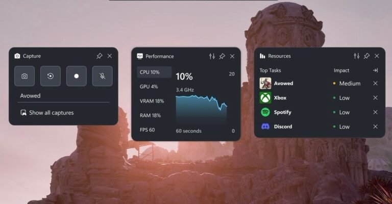 Microsoft revamps its Windows Game Bar