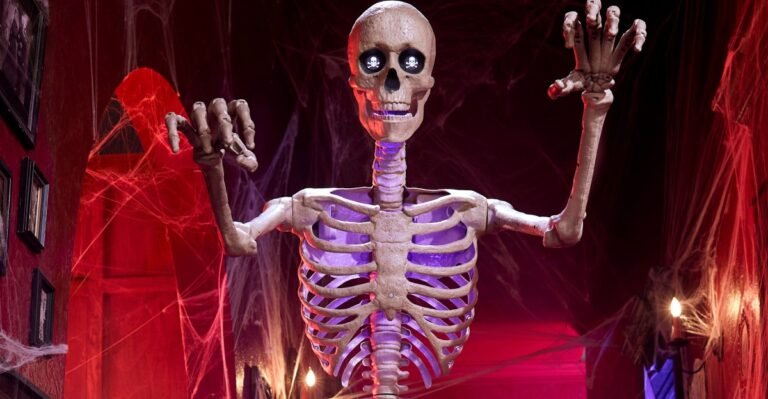 Home Depot’s new Ultra Skelly decoration can be controlled through an app