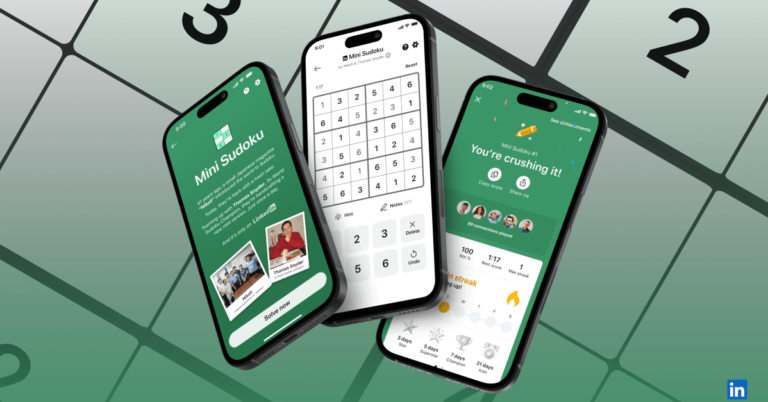 LinkedIn’s Mini Sudoku is a clever twist on the classic puzzle