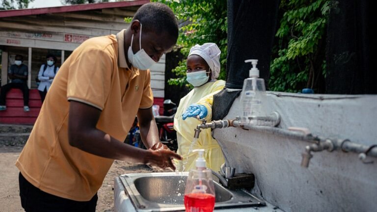 Experts discuss Ebola threat to US as American tests positive for virus
