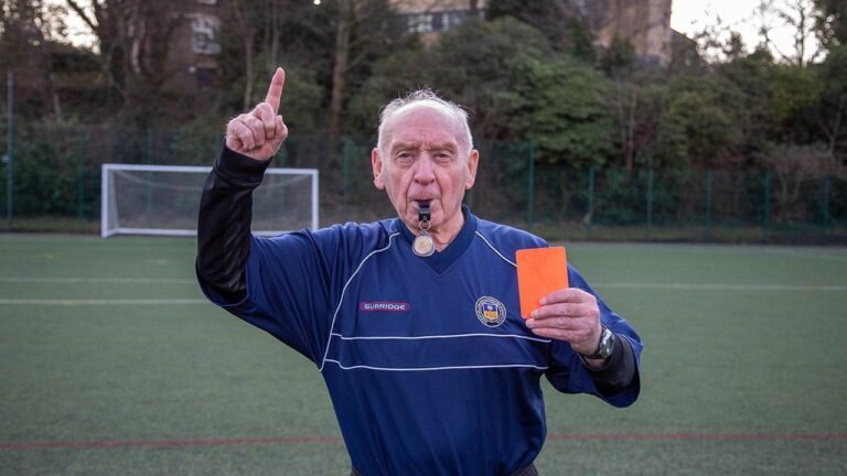 93-year-old soccer referee credits morning porridge for his matchday stamina
